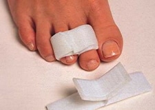 buddy tape strap for broken toe in orange county no tape allergy to tape