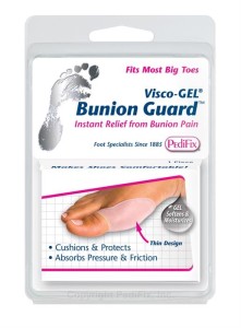 Before Bunion Surgery, try a soft pad on the side of the foot