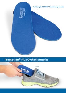Soft arch support for cavus foot