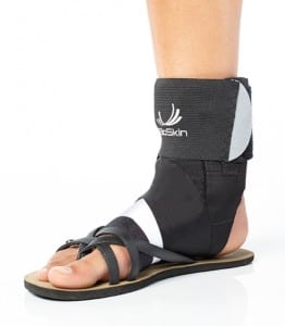 Ankle Sprain southern California expert brace holds the ankle in a comfortable position. 