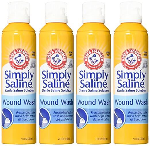 Saline wound wash OC Podiatry